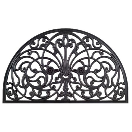 Imports Decor Inc Imports Decor 798RBM Half Round Doormat Welcome 798RBM